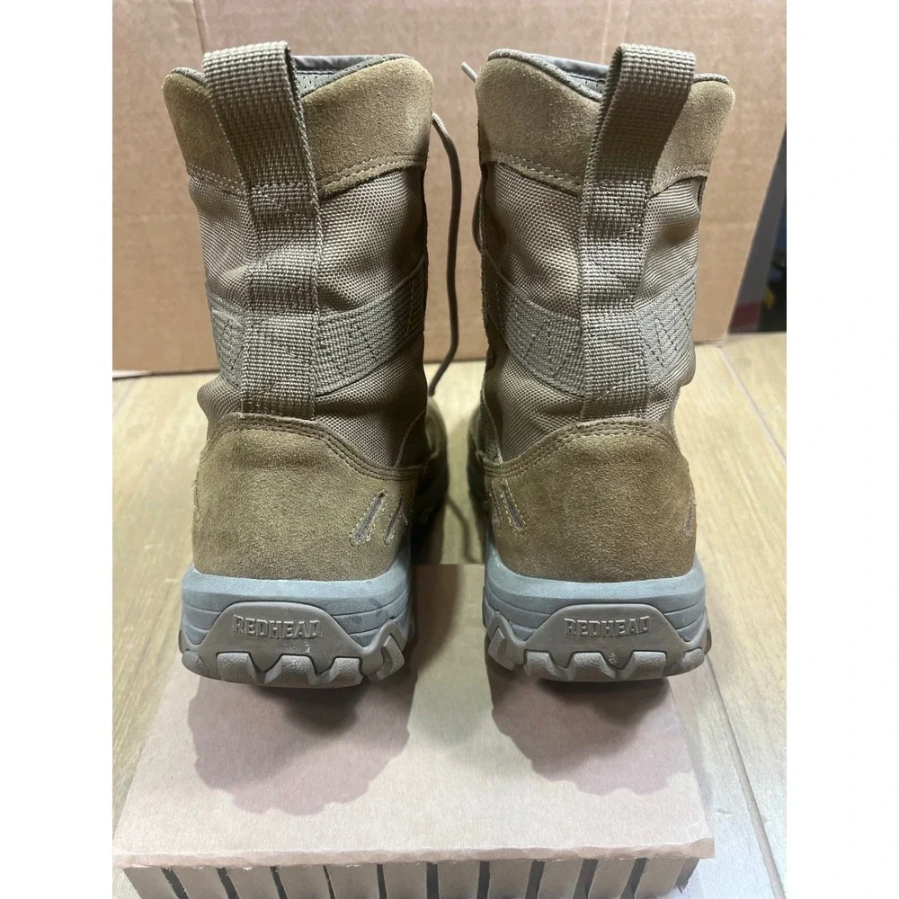 RedHead Mens Tactical Duty Boots Tan Suede Sku 2265375 Coyote Brown 11.5W
